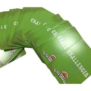 Cranium Super Showdown Game 100 Green Challenger Play Cards Replacement Pc 2006